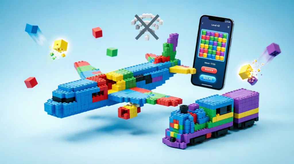 Offline Puzzle Games for Flights, Commutes & No-WiFi Moments